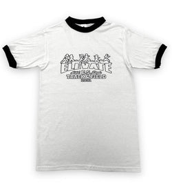 RUNNERS TEE WHITE/BLACK