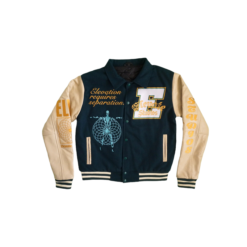 Green Letterman Jacket